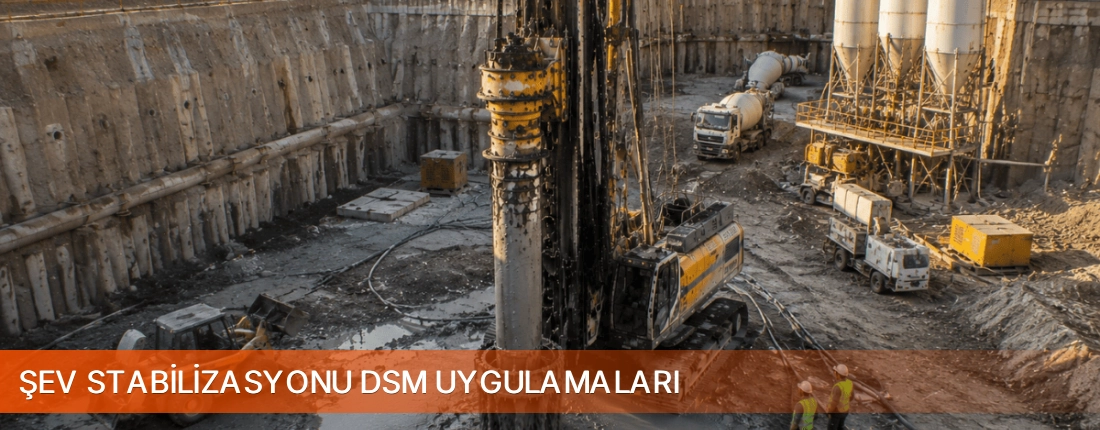 Şev Stabilizasyonu DSM Uygulamaları DSM